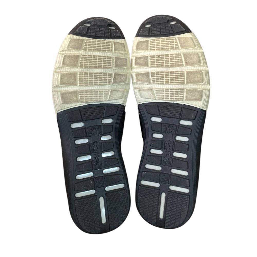 Ecco Shoes Men's Size 14 Black Slip-On Sneakers - Picture 10 of 13